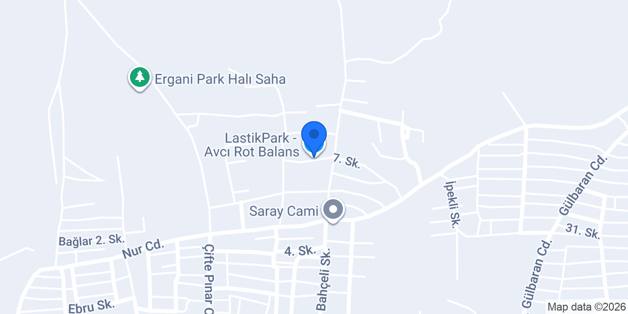 LastikPark - Avcı Rot Balans konumu