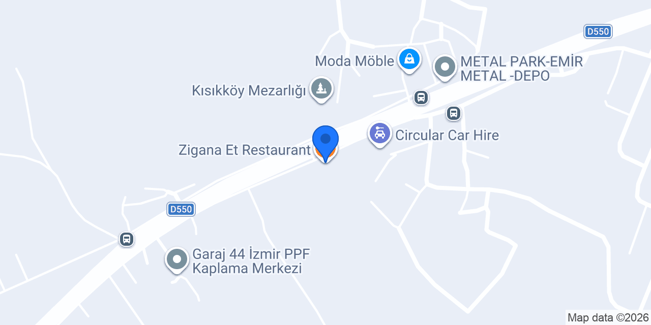 Zigana Et Restaurant konumu