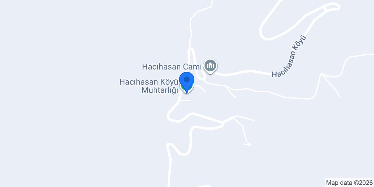 Hacıhasan Köyü Muhtarlığı konumu