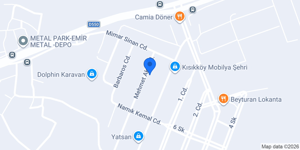 Platin Mobilya İzmir konumu