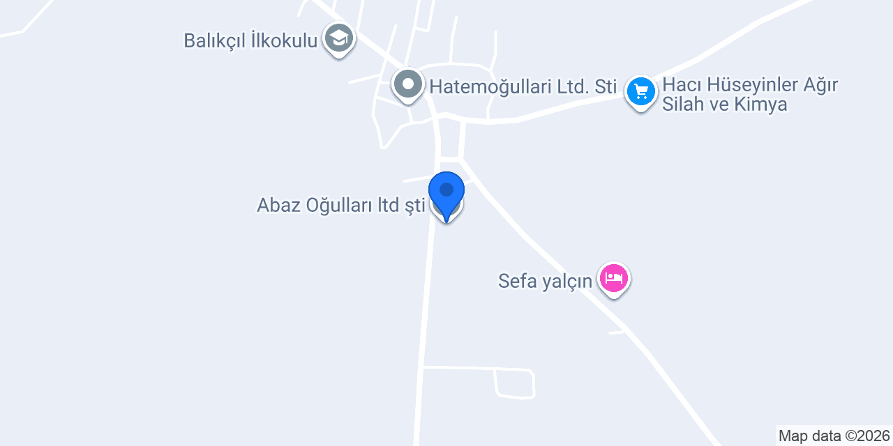 Abaz Oğulları ltd şti konumu
