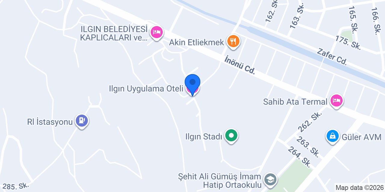 Ilgın Uygulama Oteli konumu