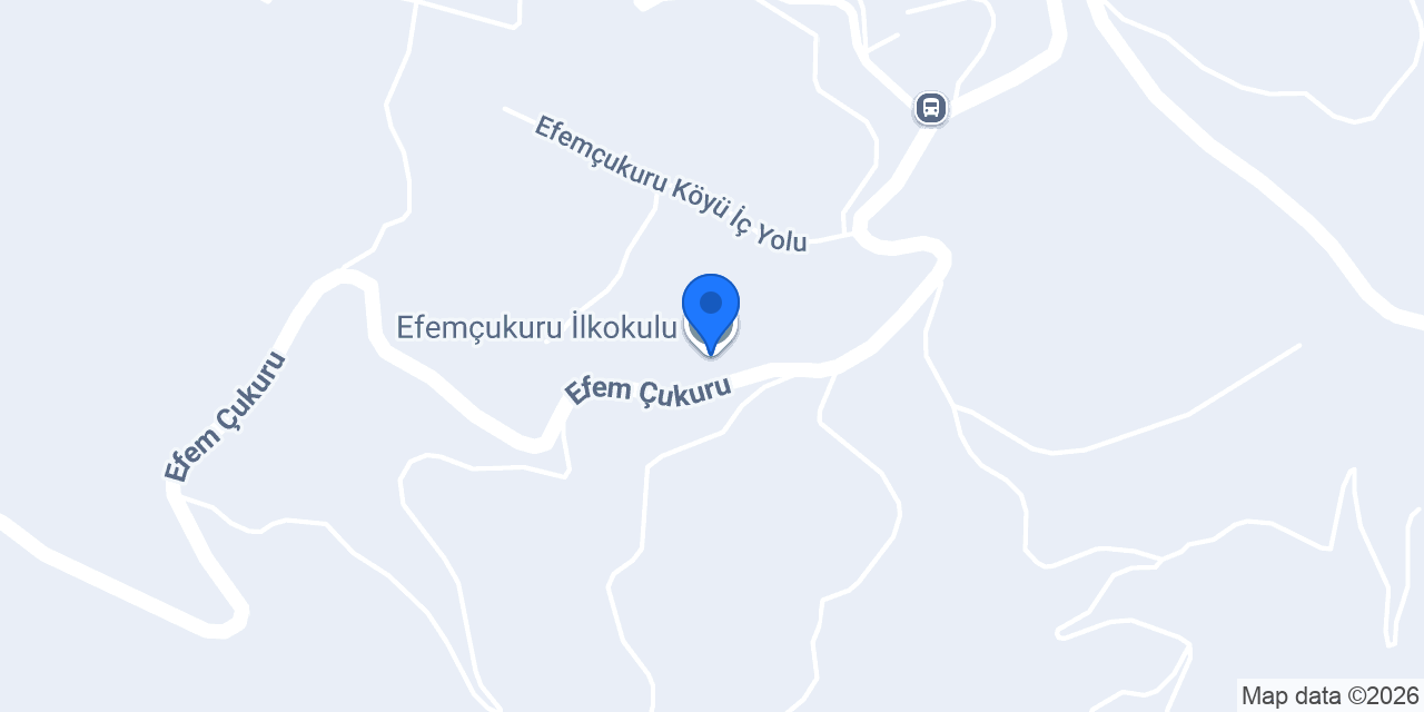 Efemçukuru İlkokulu konumu