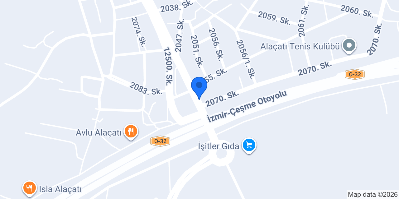 Alaçatı Tuana Butik Otel konumu