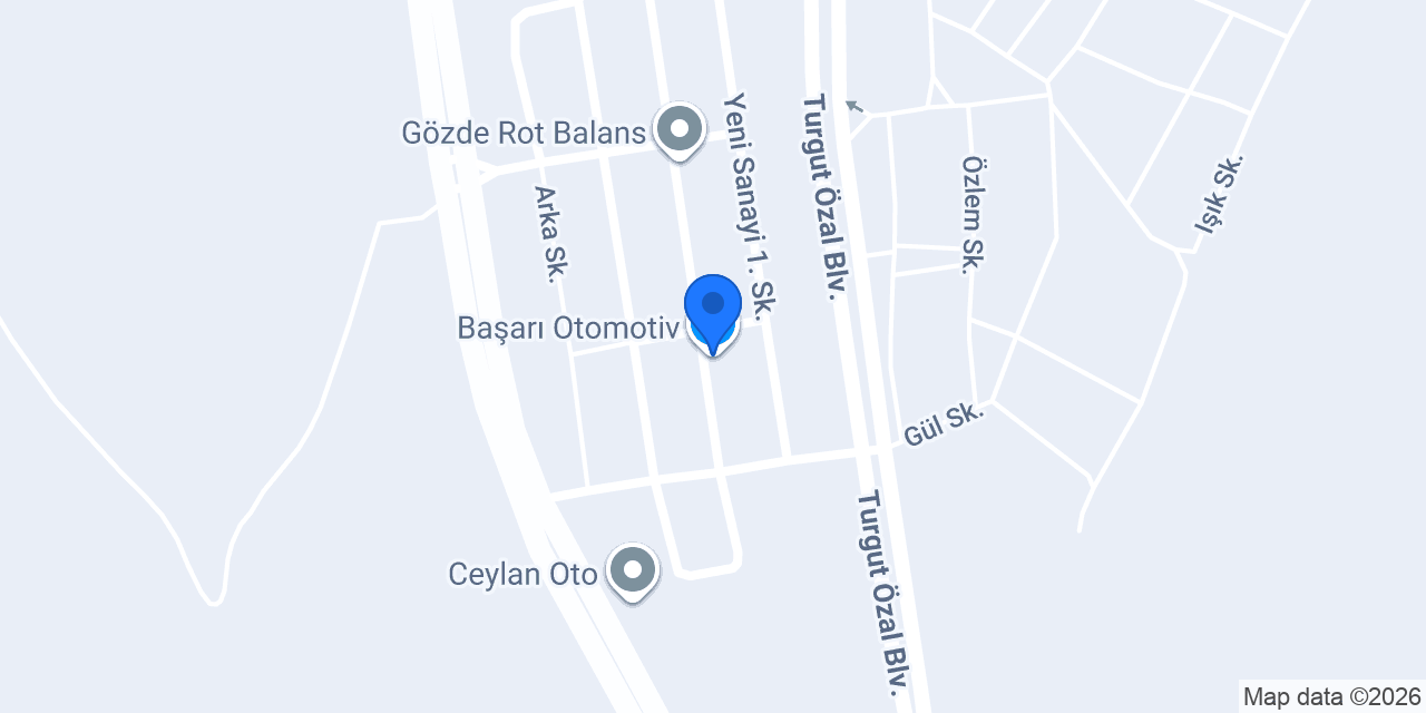 Başarı Otomotiv konumu