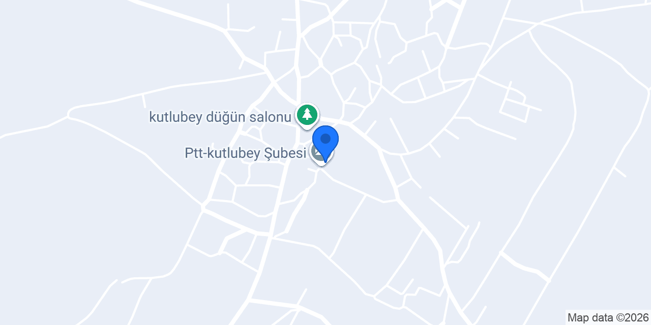 Ptt-kutlubey Şubesi konumu