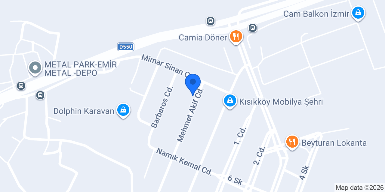 Mert & Can Mobilya konumu