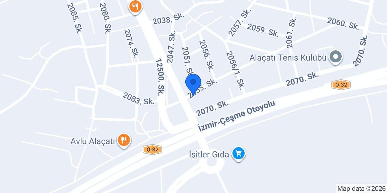 Palma Alaçatı konumu