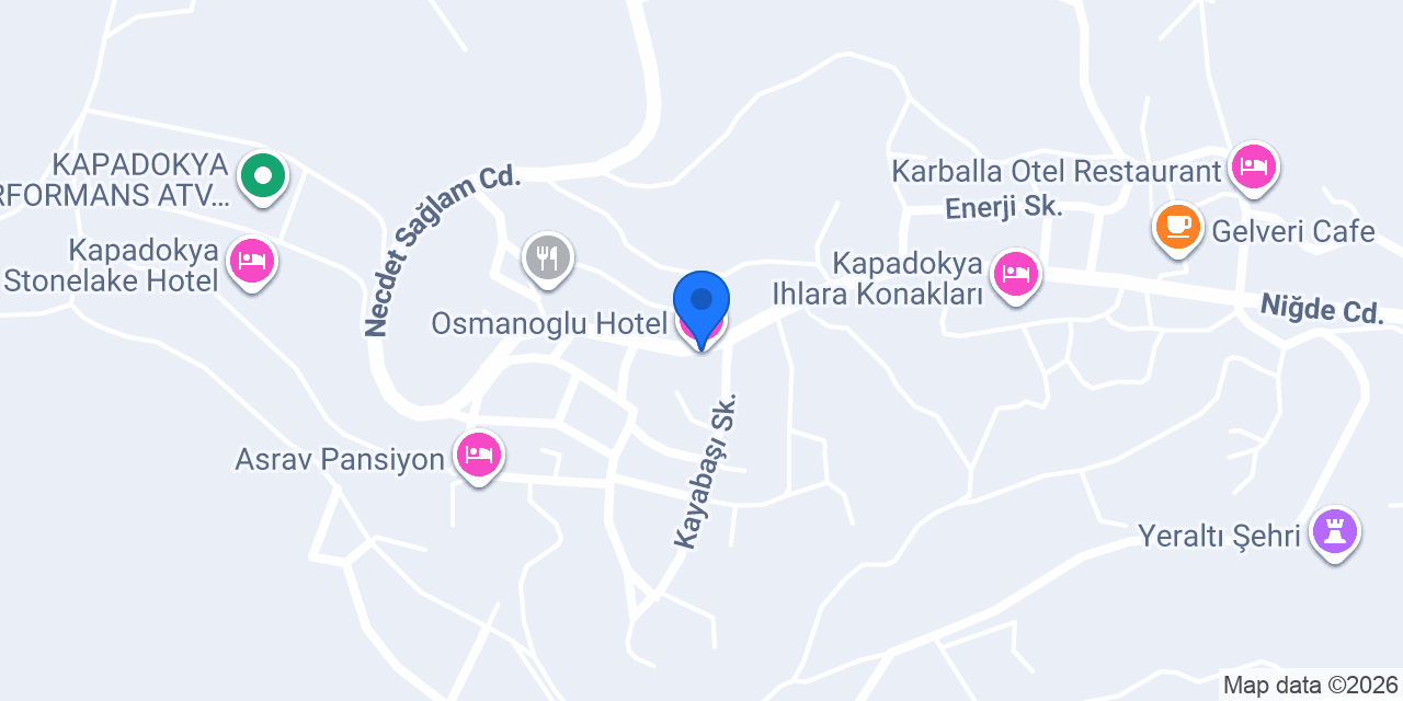 Osmanoglu Hotel konumu