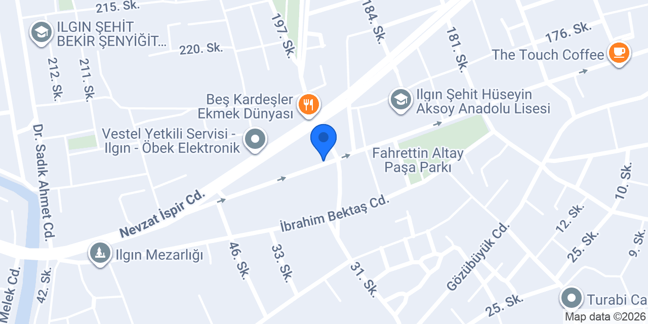 Yiğithan Yorgan Dikim Evi konumu