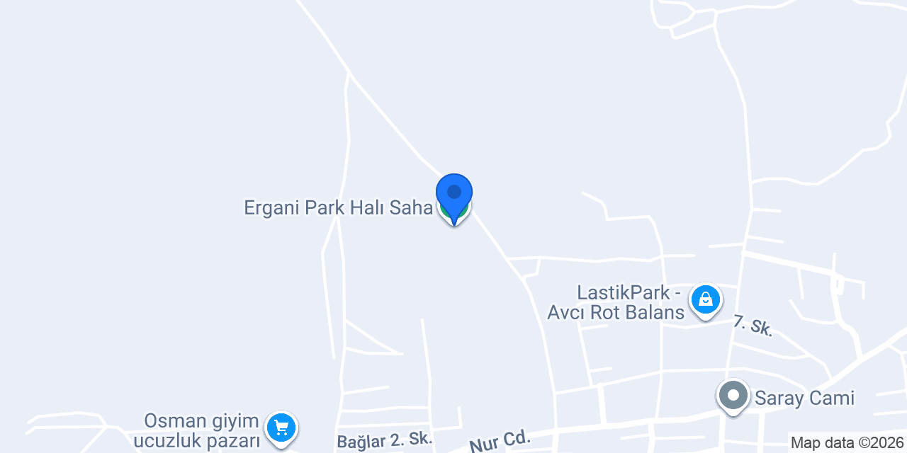 Ergani Park Halı Saha konumu