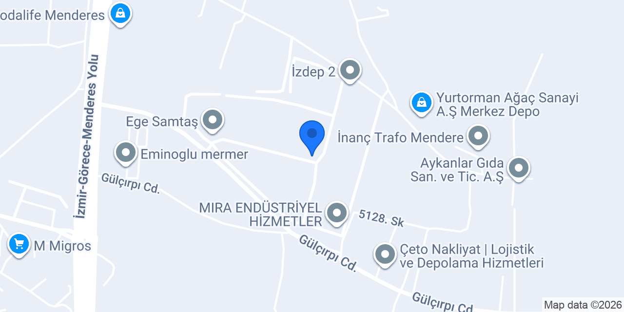 Ege Eylül Gıda konumu