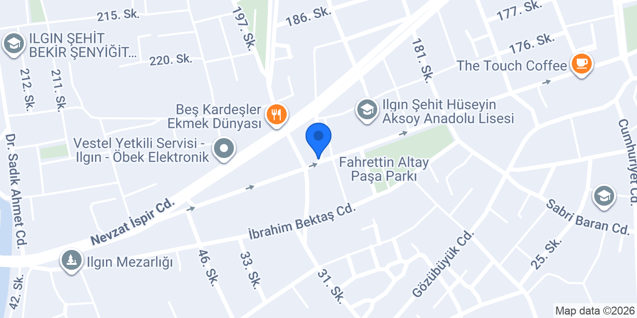 ILGIN AKKAYA SÜRÜCÜ KURSU konumu