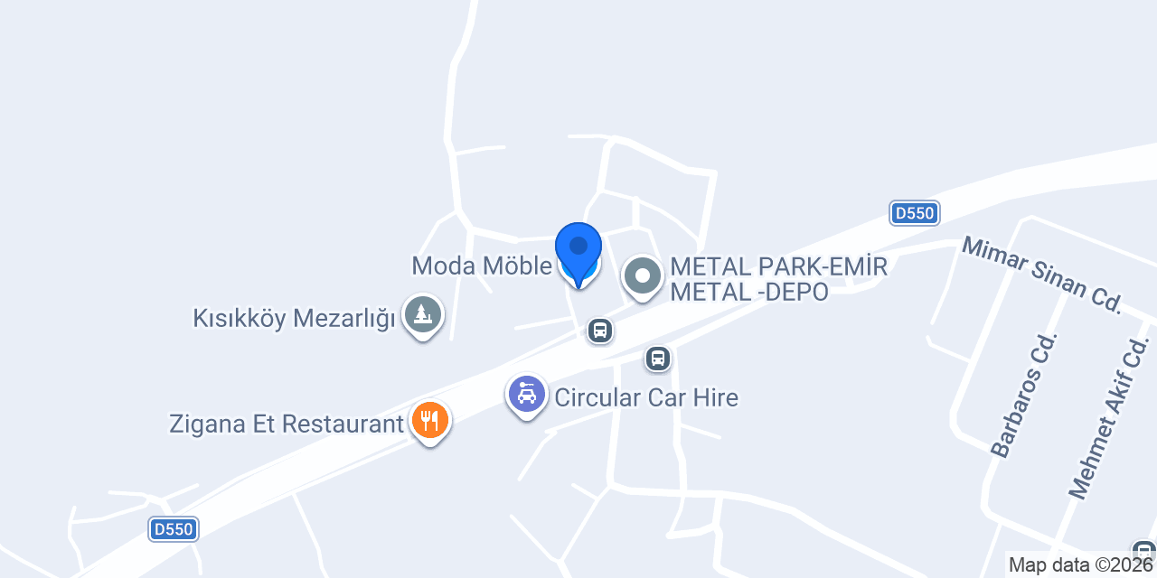 Moda Möble konumu