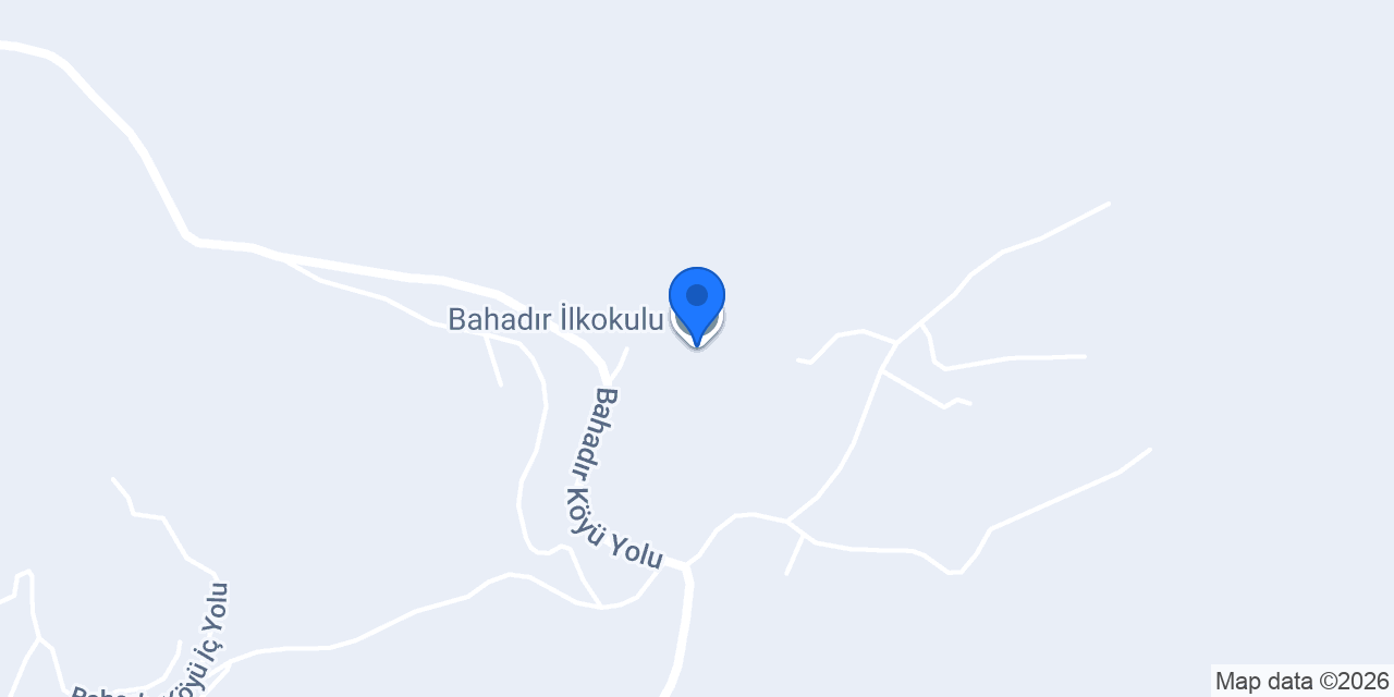 Bahadır İlkokulu konumu