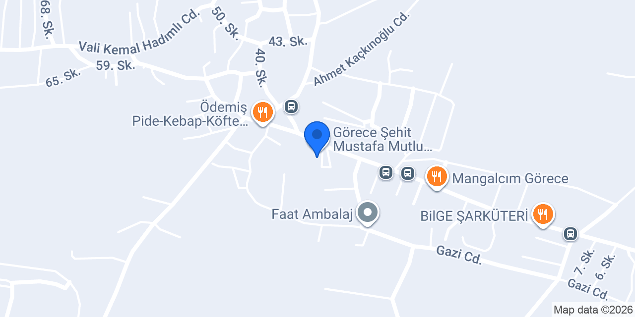Görece İlkokulu konumu