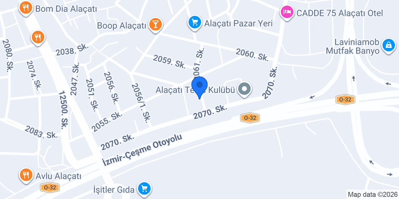 La Chance Alaçatı konumu