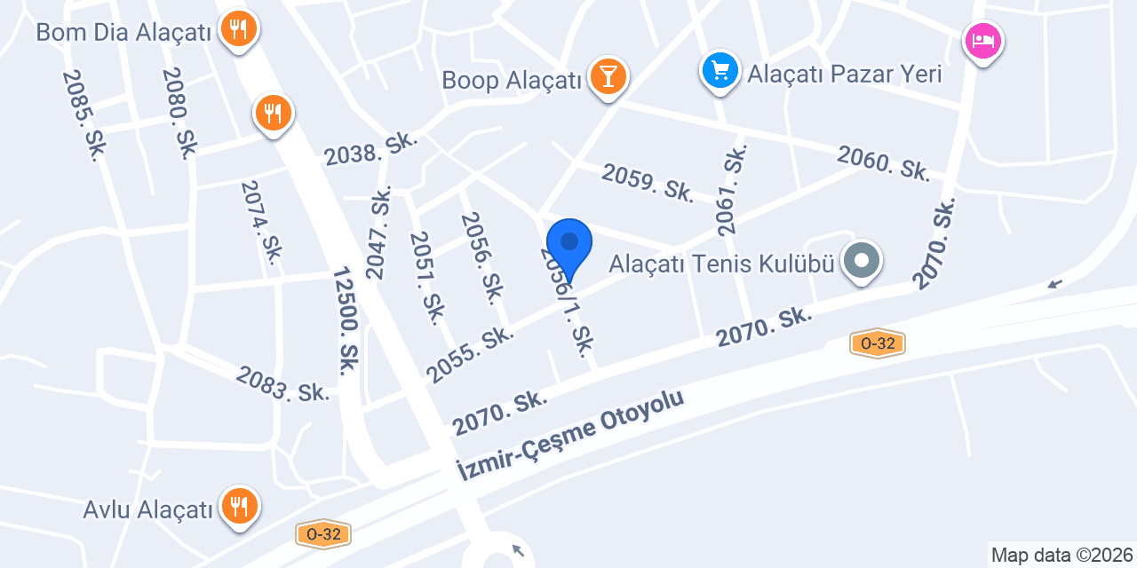 Fehmibey Alaçatı - Butik Otel konumu