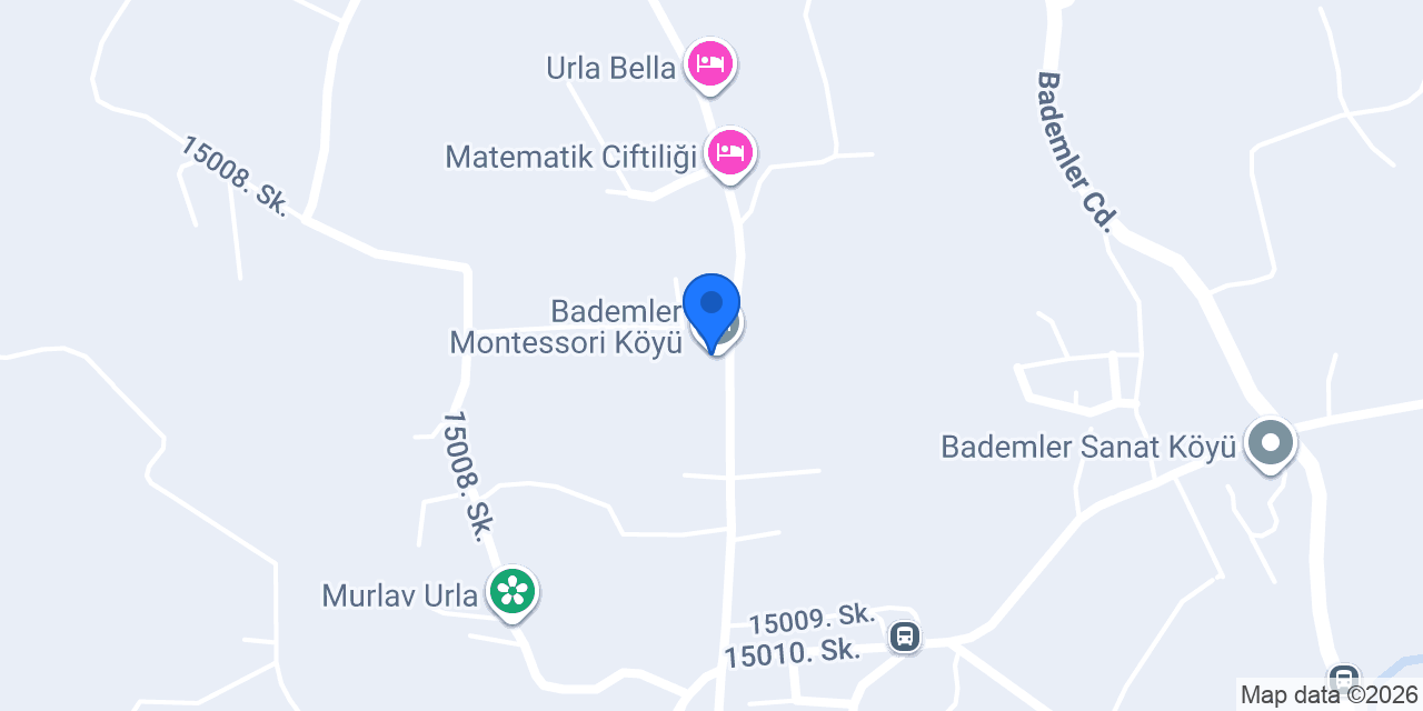 Bademler Montessori Köyü konumu