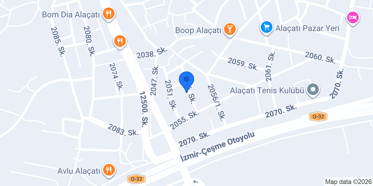 PERA ALACATI OTEL konumu