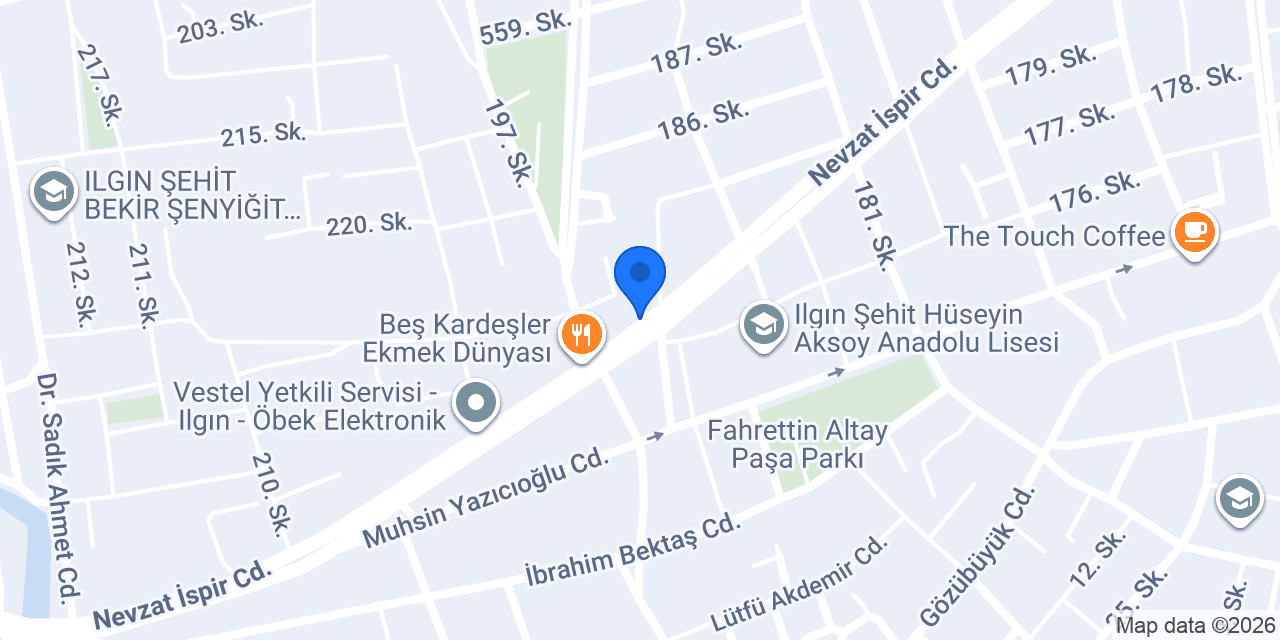 Zafer Pide Salonu konumu