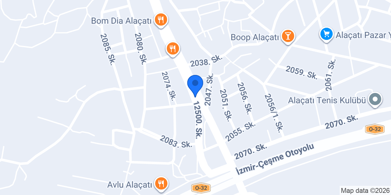 Alacaat Otel konumu