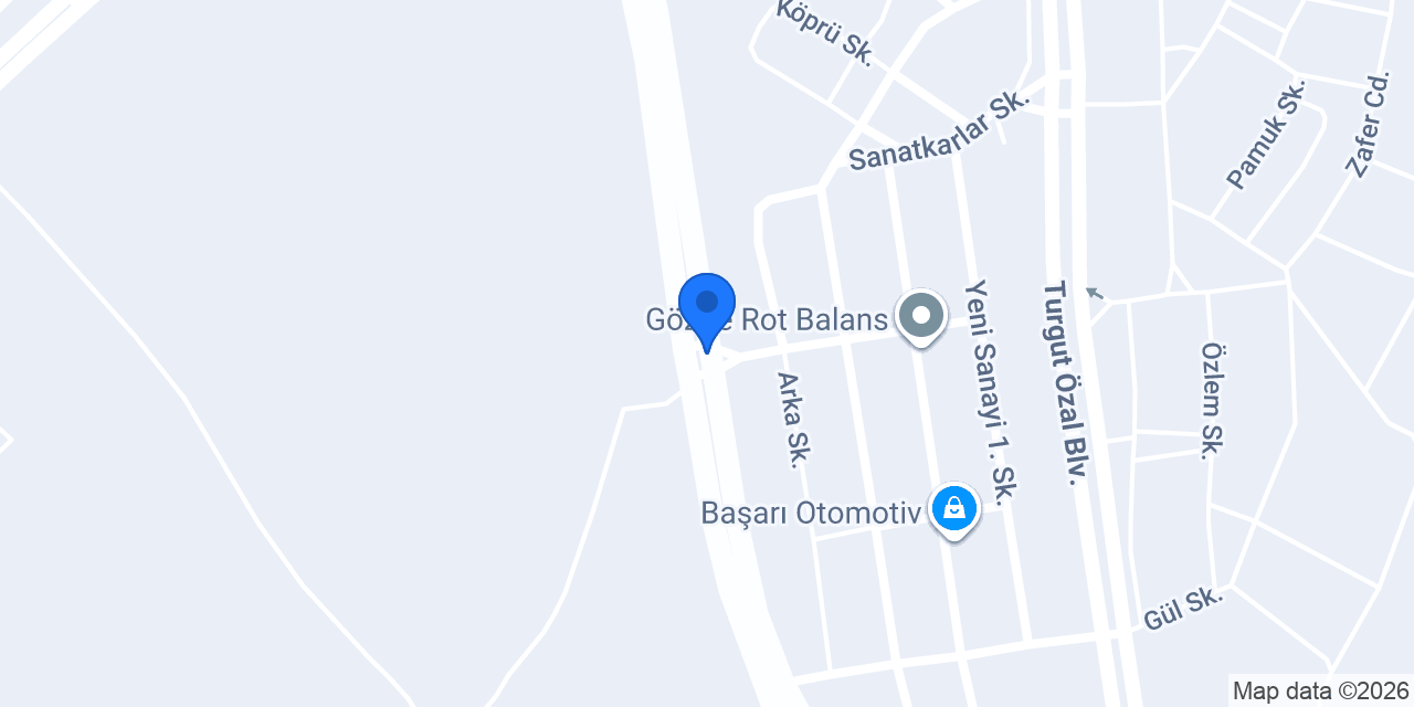 Özgen Tesisat konumu