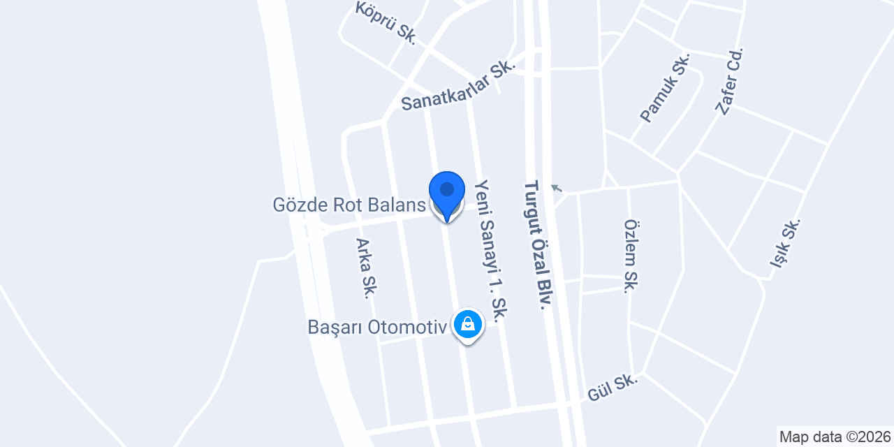 Gözde Rot Balans konumu