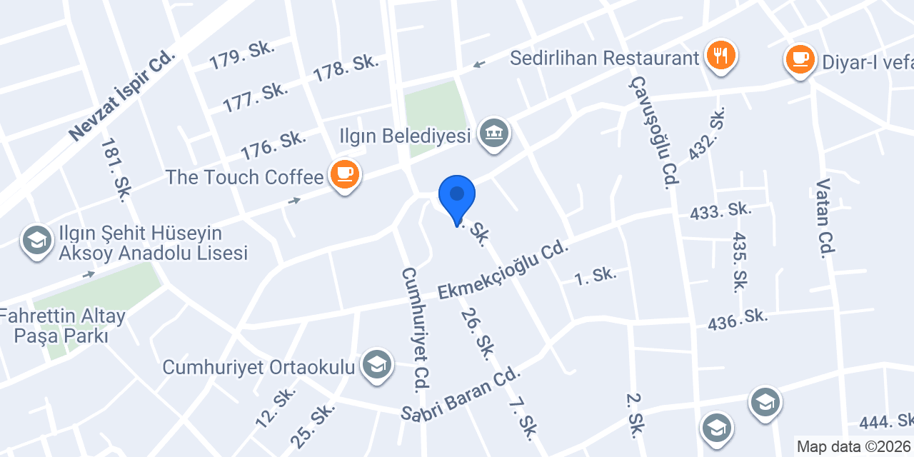 Mirşah Halı konumu