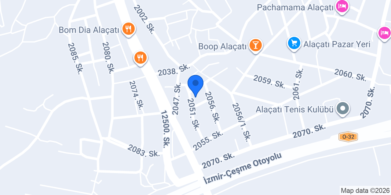 B House Alaçatı konumu