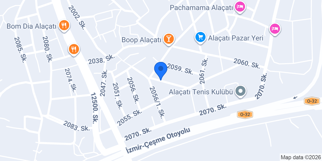 Enso Alaçatı konumu