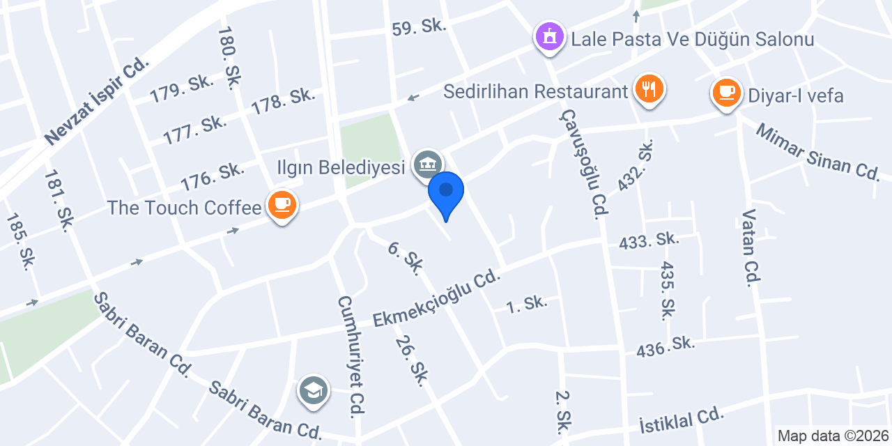 Aşağıçiğil Belediyesi konumu