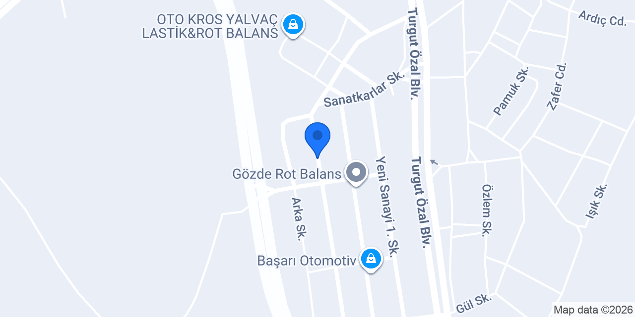 Sakkalı oto boya konumu