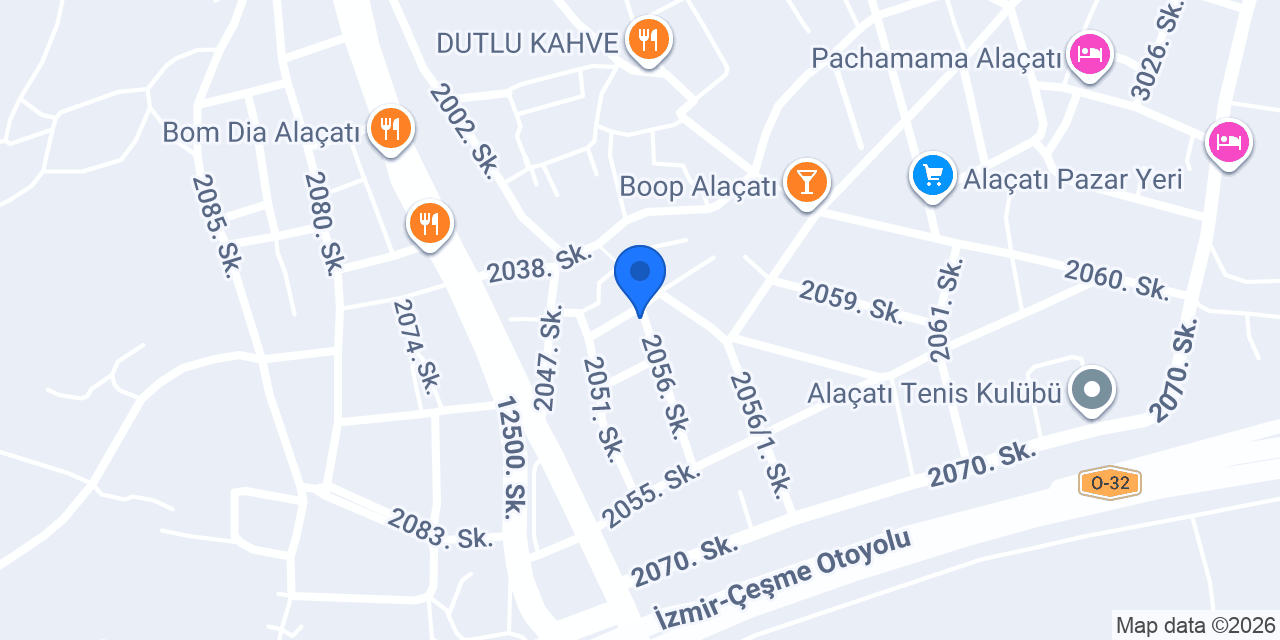 Mina Otel by Adda Alaçatı konumu