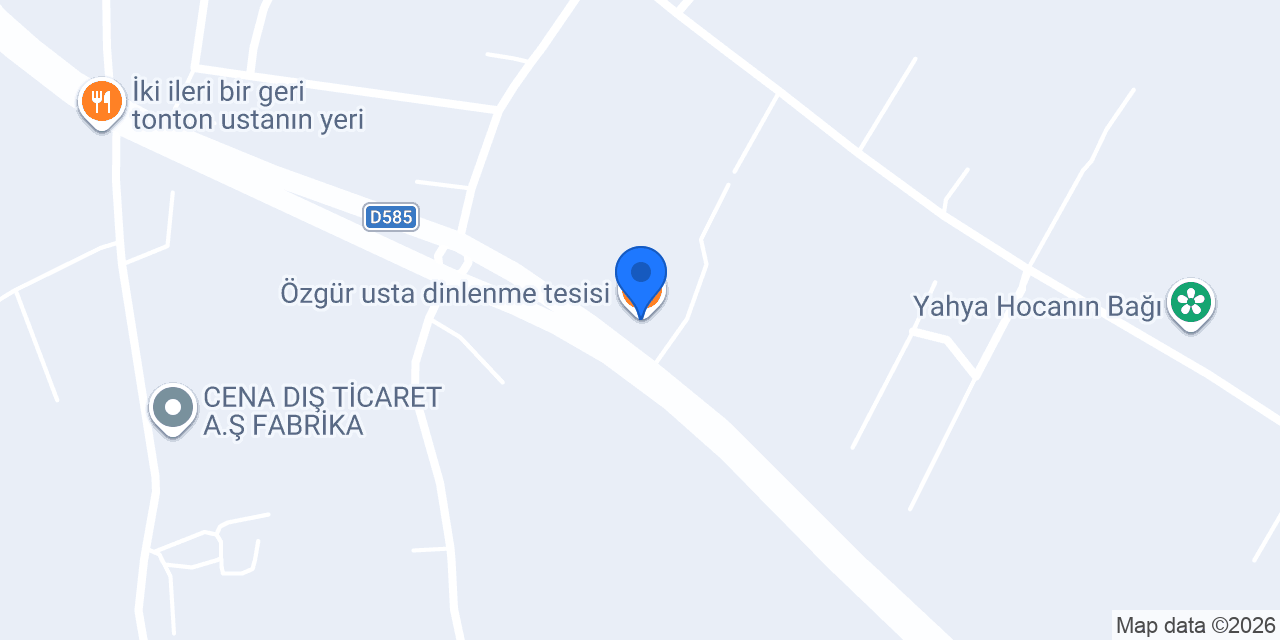 Özgür usta dinlenme tesisi konumu