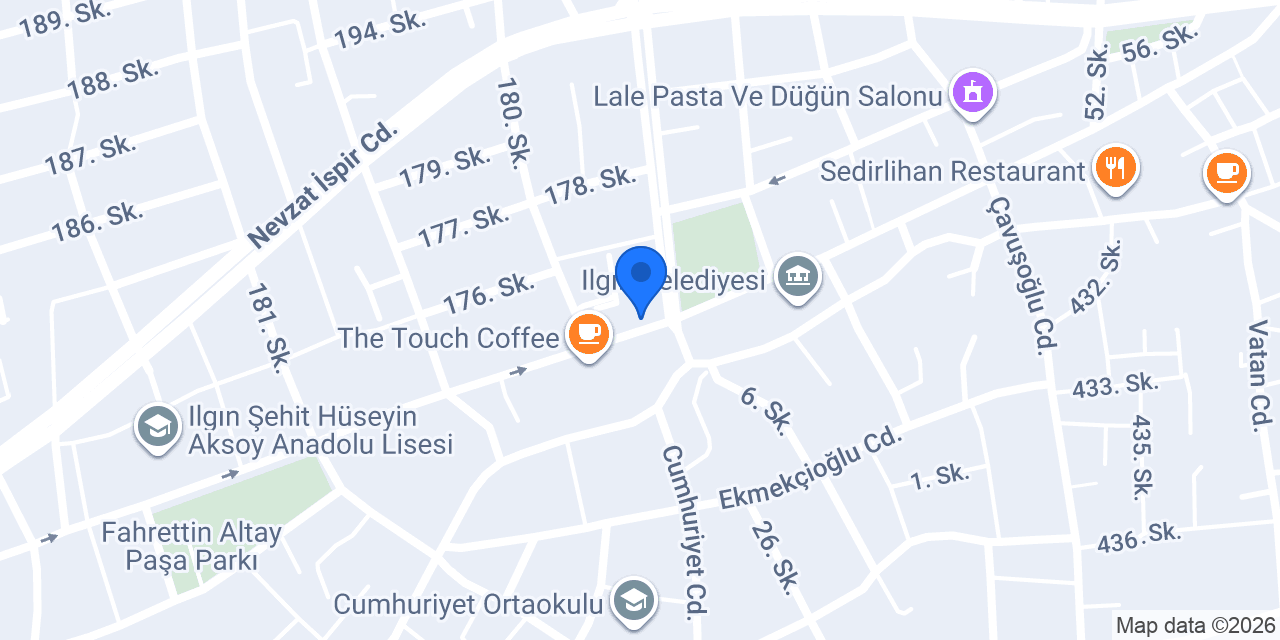 ILGIN EREN SU ARITMA konumu