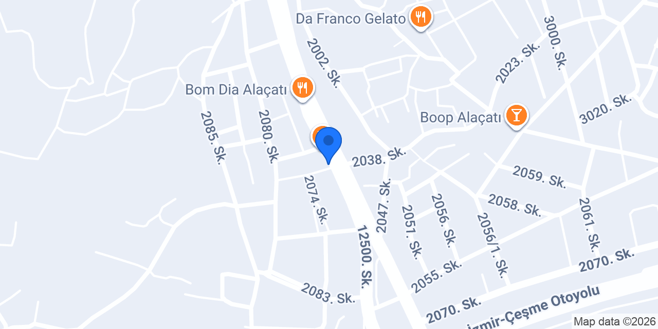 Gece Dürümcüsü Alaçatı konumu