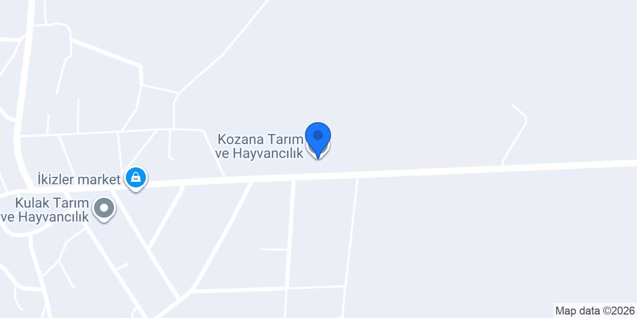 Kozana Tarım ve Hayvancılık konumu