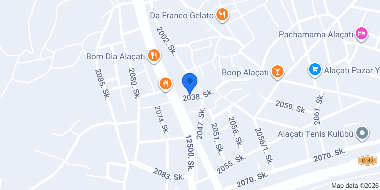 Alaçatı Çiftekuyu konumu