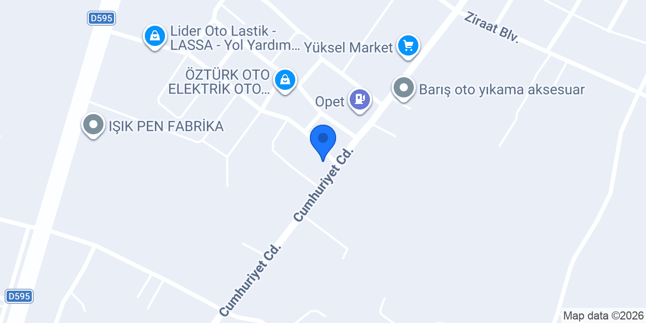 Bulut Plastik konumu