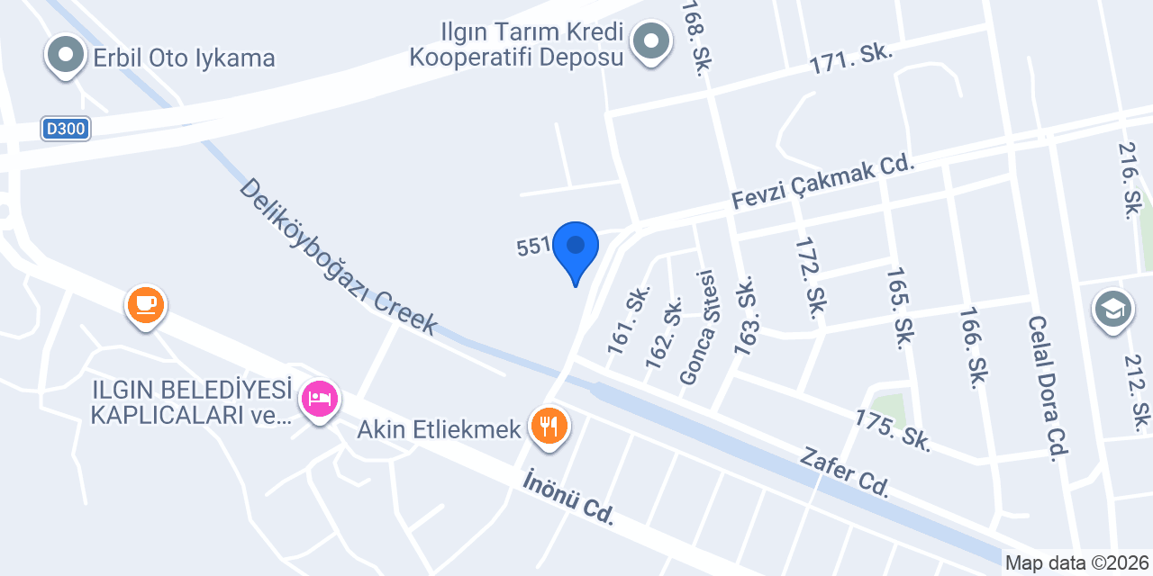 ILGIN MEHMET AKİF ERSOY ORTAOKULU konumu
