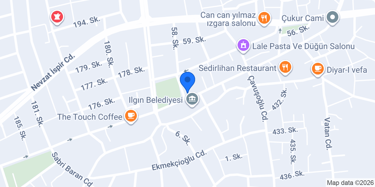 Cadde Izgara konumu