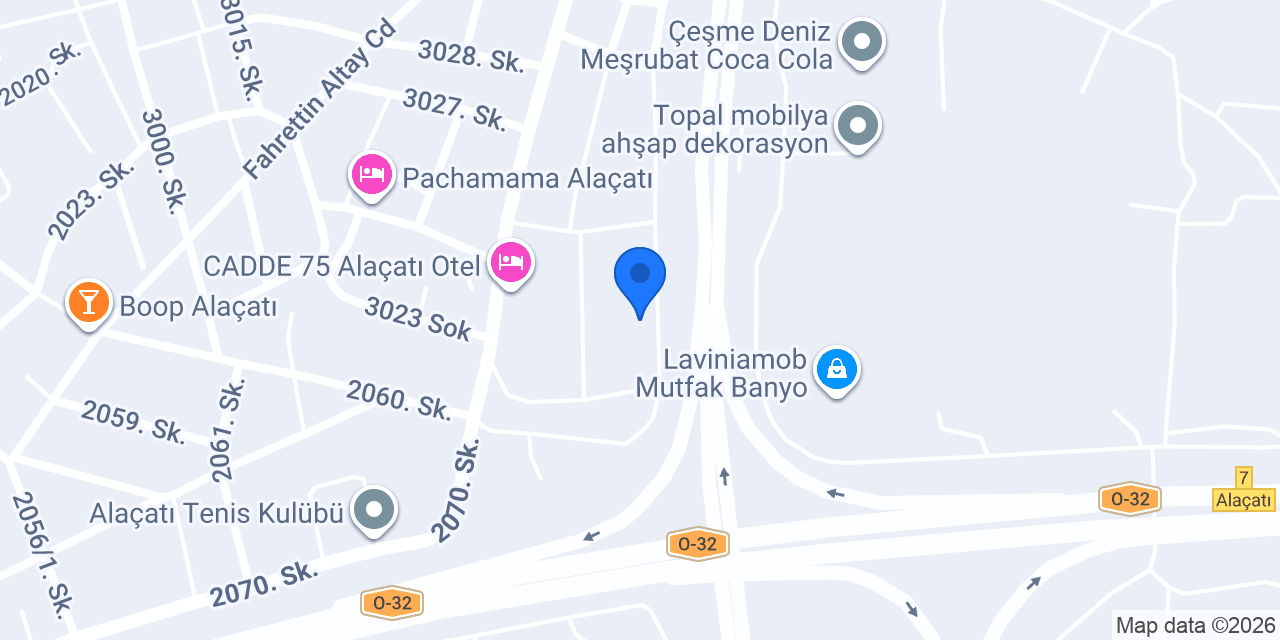 Windmill Alaçatı konumu