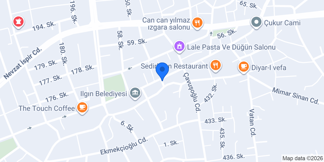 Acıktım Usta Tantuni Salonu konumu
