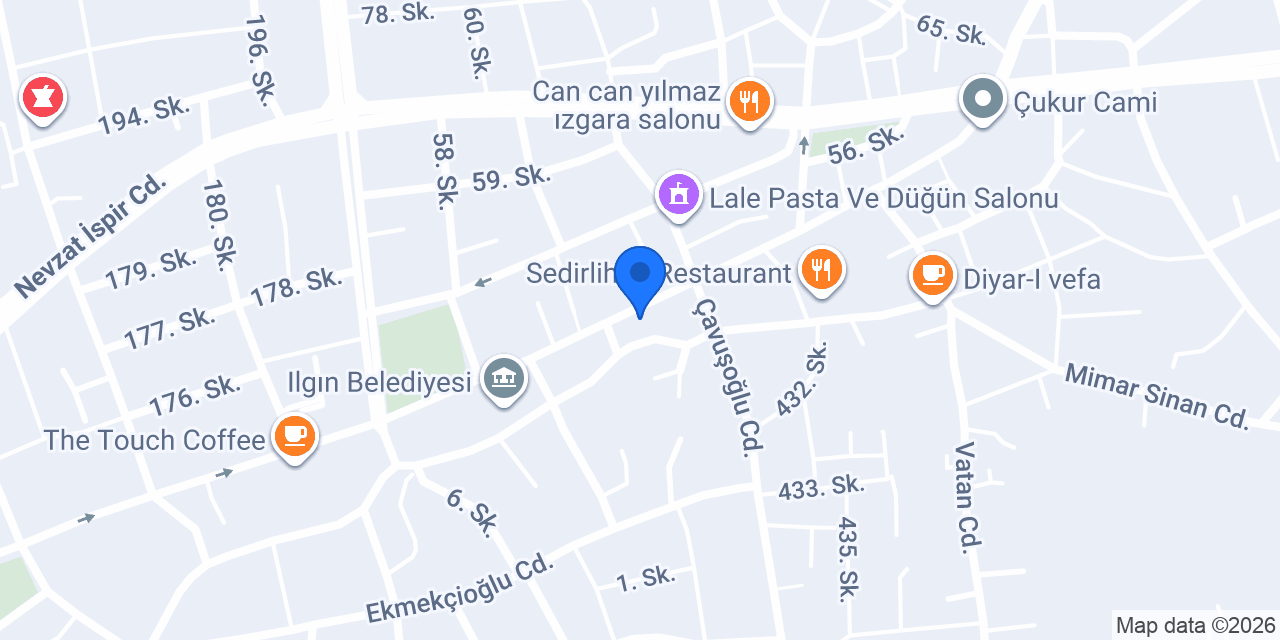 Merkez Kitap Kırtasiye konumu