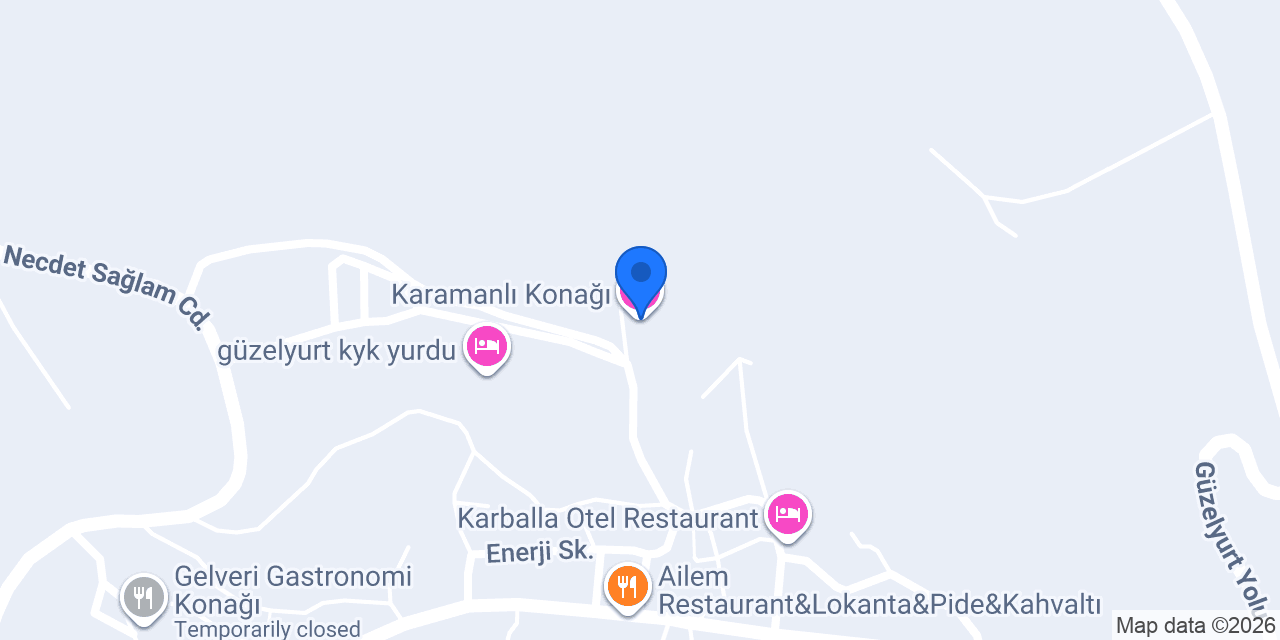 Karamanlı Konağı konumu