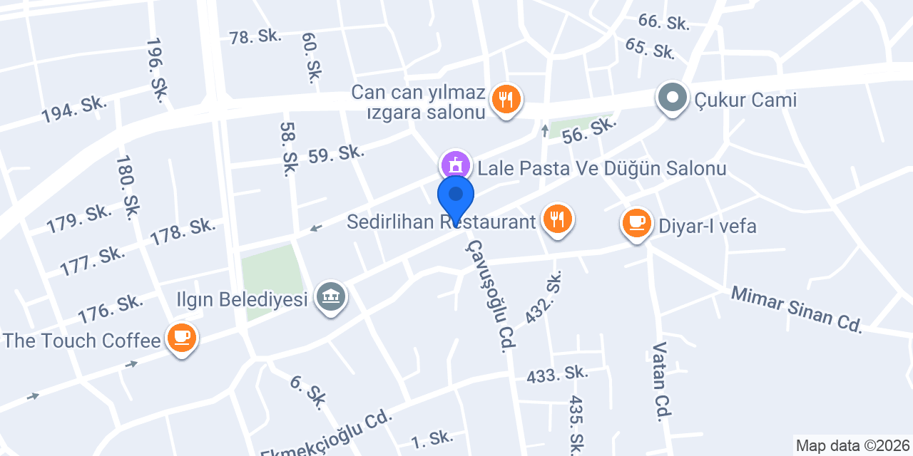 TARIK İNAN EMLAK OFİSİ konumu