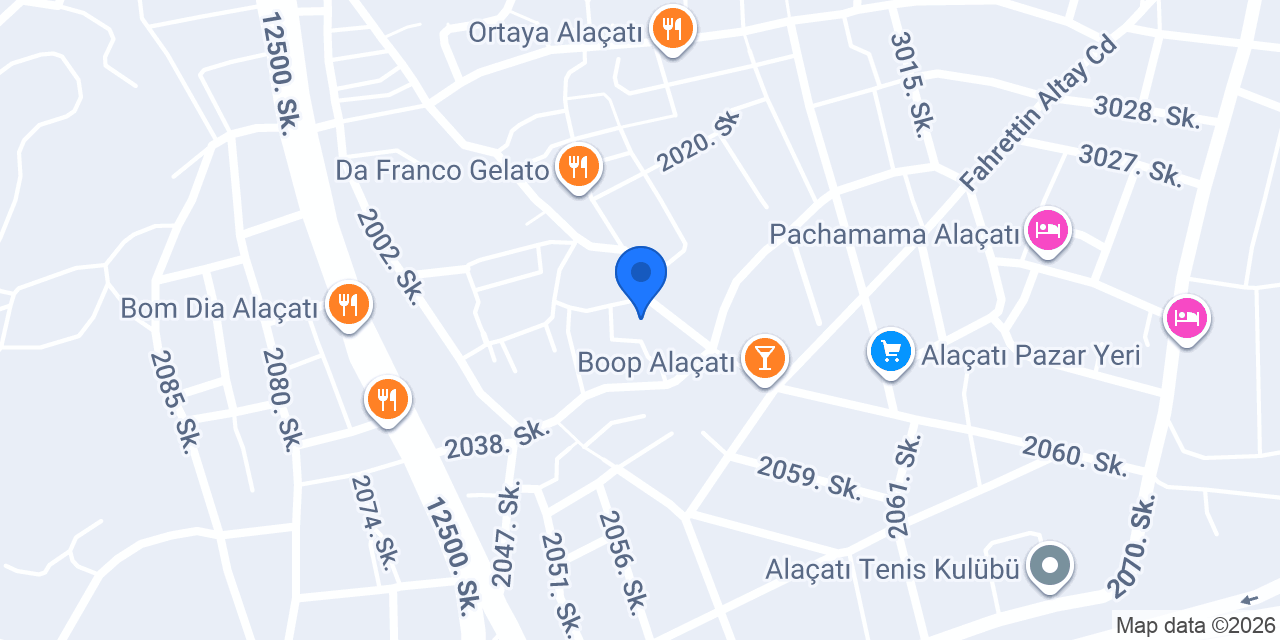 Dokuzbuçuk Alaçatı konumu