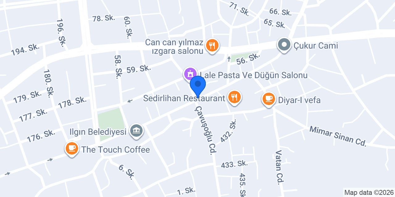 Ilgın Mirzabey Çiğköfte konumu