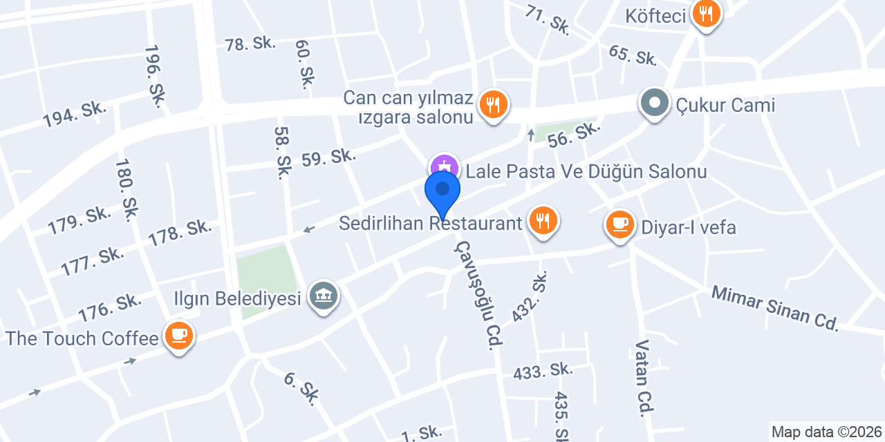 YALIN STÜDYO konumu